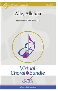 Alle, Alleluia SSA choral sheet music cover